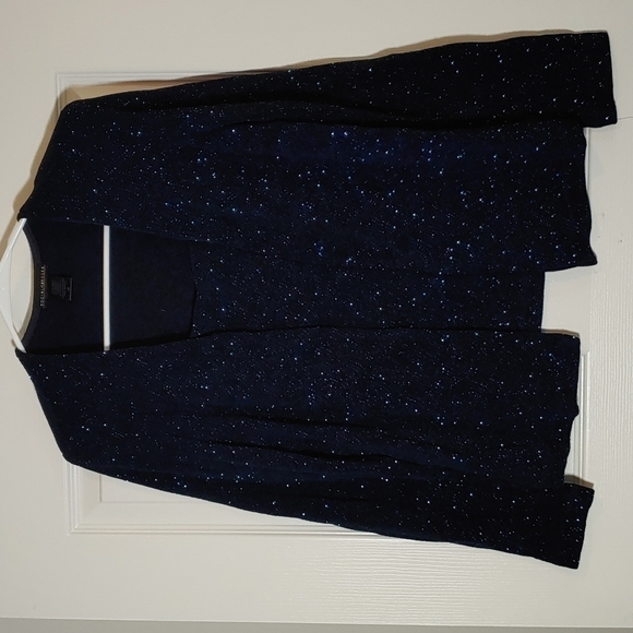 Social Circles Blue Glitter Sparkle Jacket and attached Undershirt Size 10 New - Picture 1 of 7